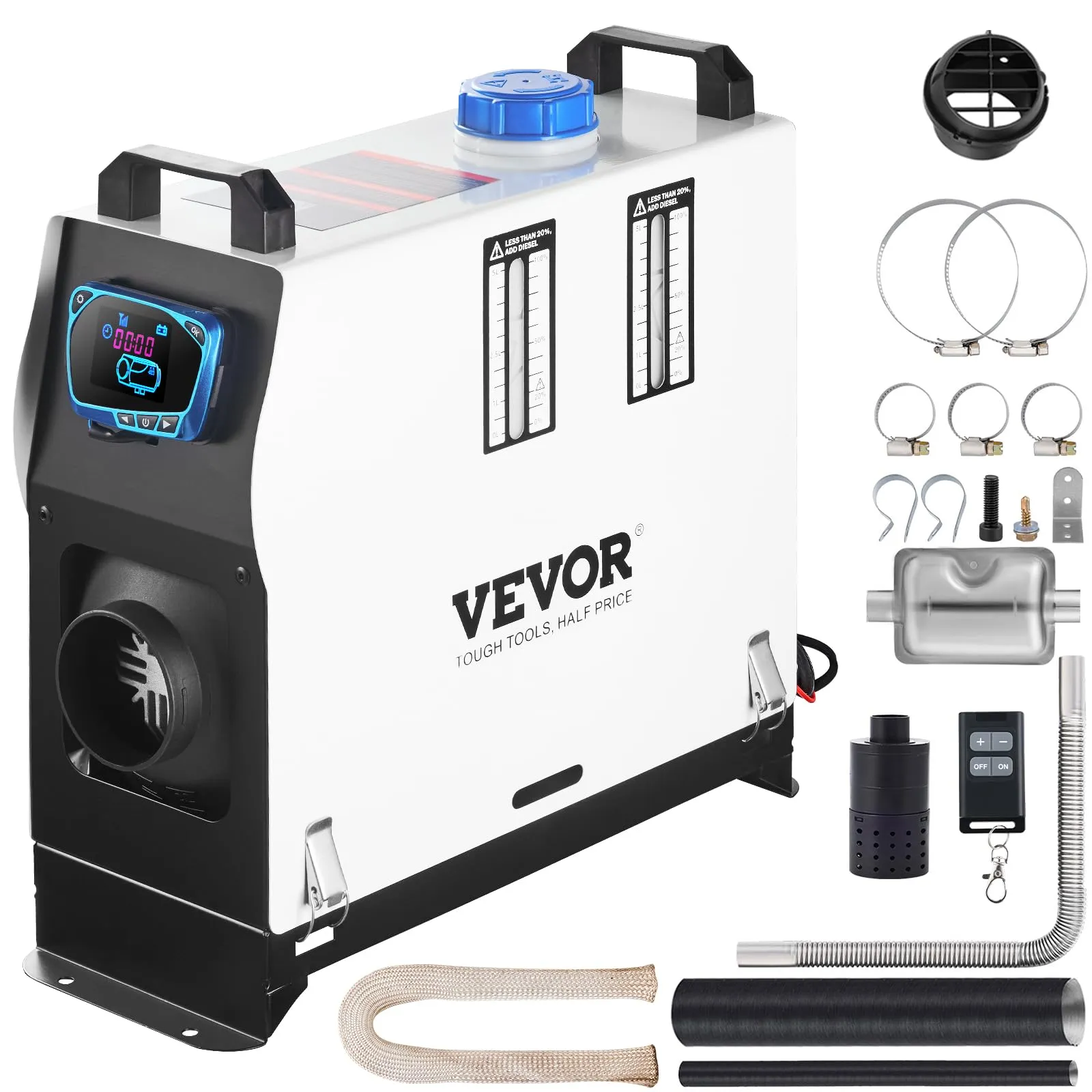 VEVOR Riscaldatore ad Aria Diesel 12V 8KW