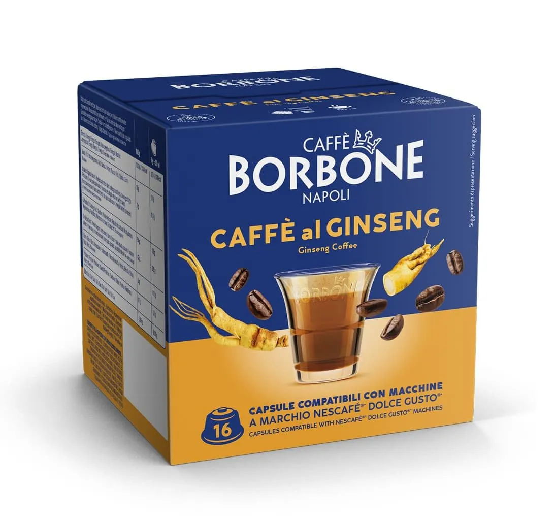 Caffè Borbone Ginseng Dolce Gusto, 64 Capsule