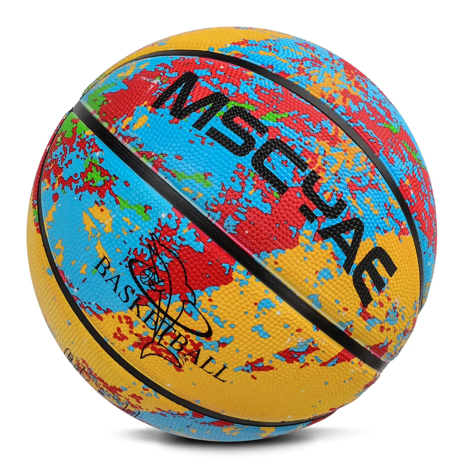 Pallacanestro per Bambini Taglia 5 e Mini Taglia 3, Gomma Arancione