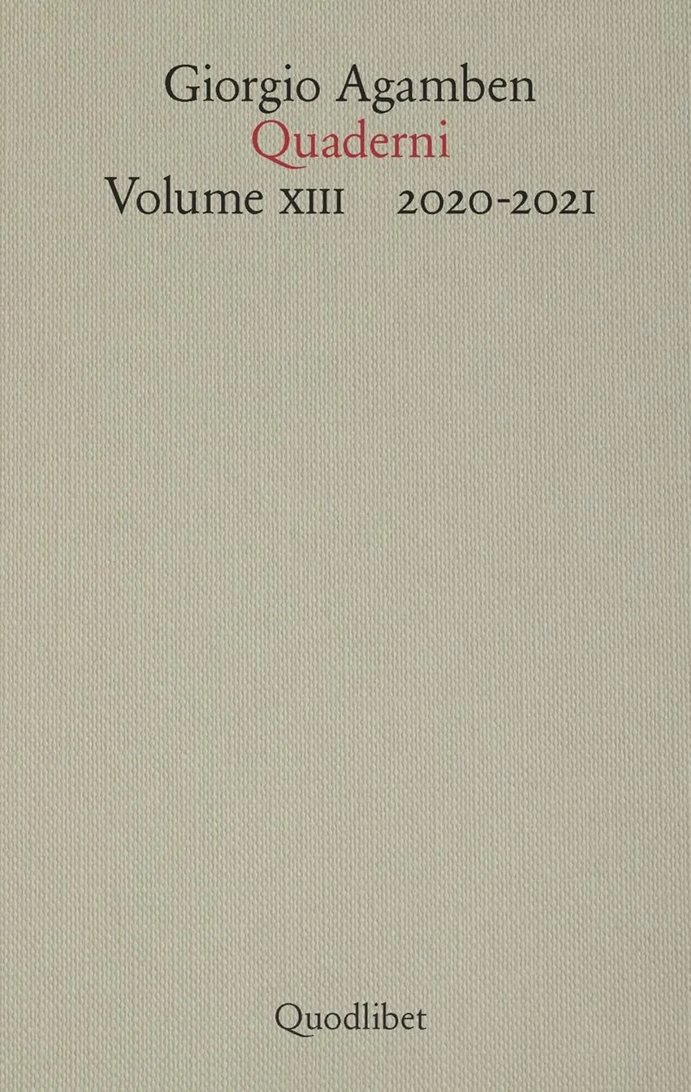 Quaderni. 2020-2021 (Vol. 13)