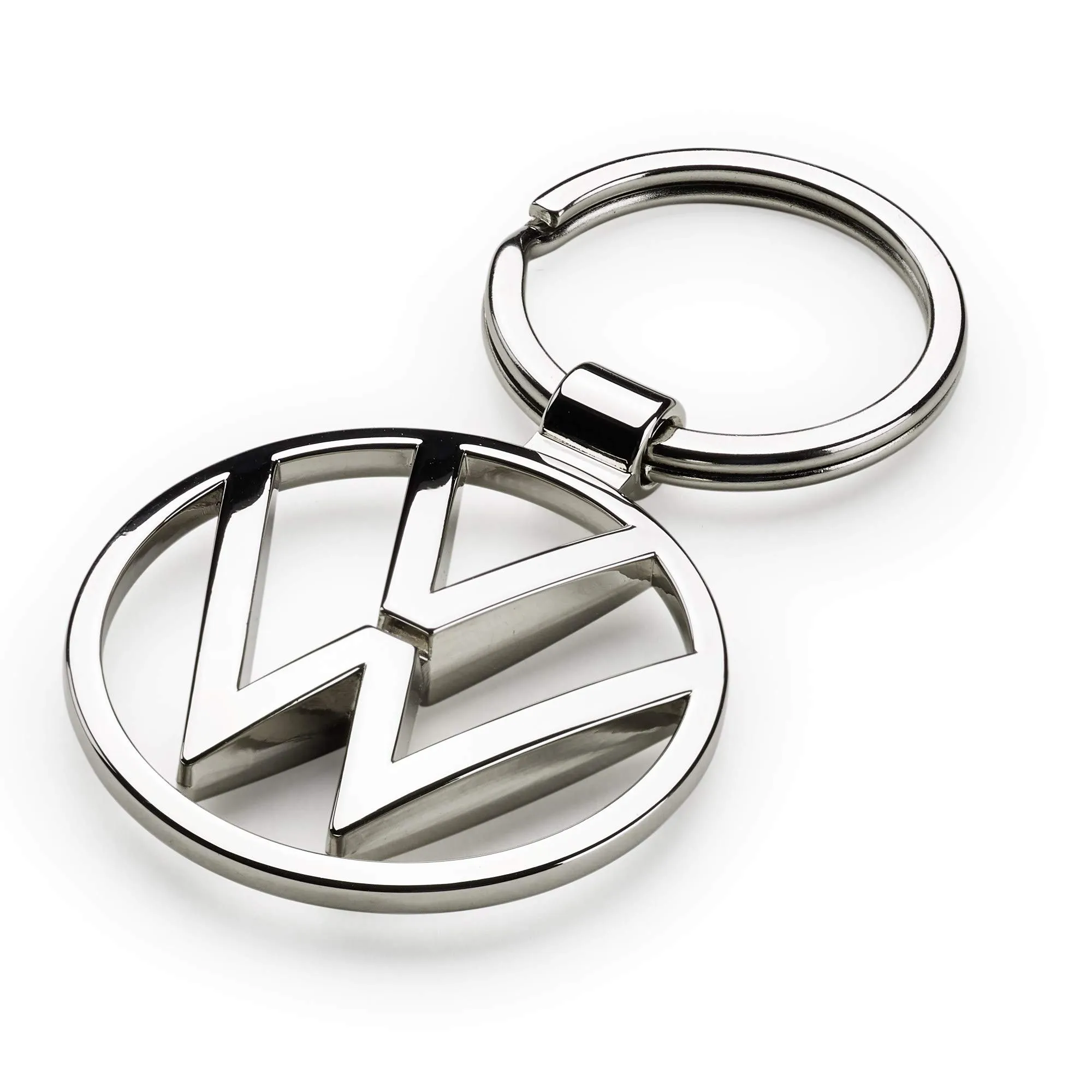 Portachiavi VW New Metallo Argento Originale Volkswagen