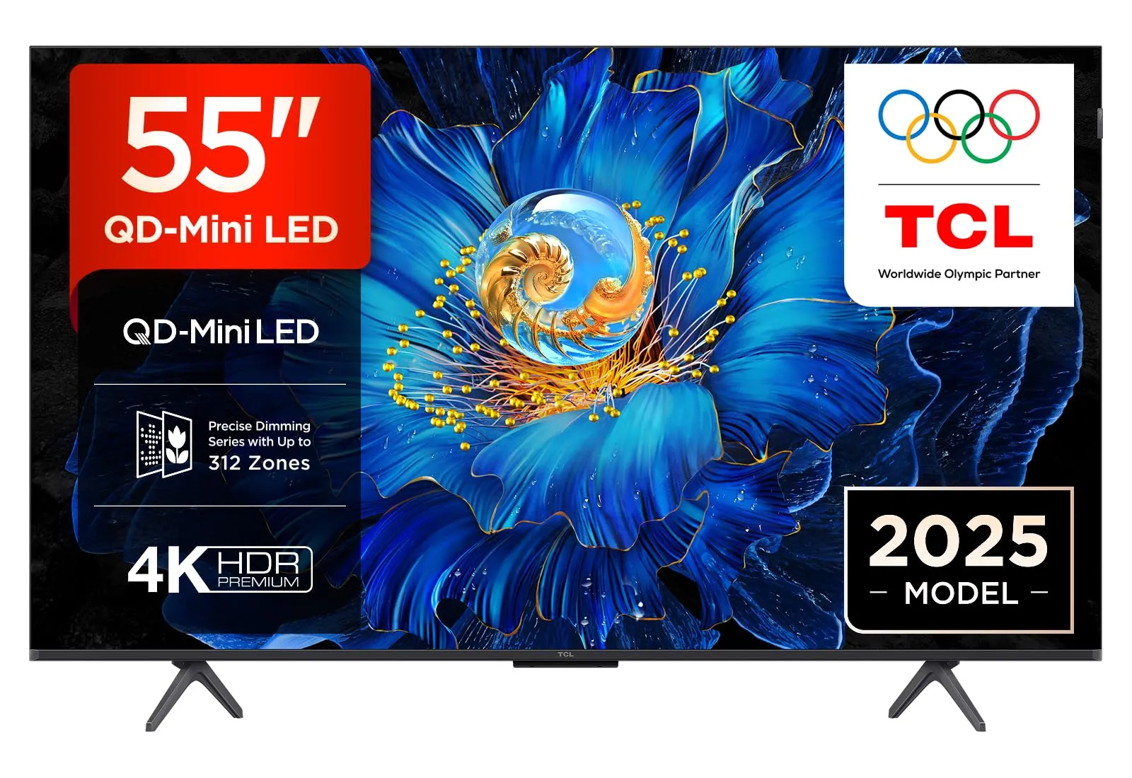 TCL 55C61KS 55" Mini LED TV 4K UHD QLED Smart Google TV Dolby Atmos Game Master