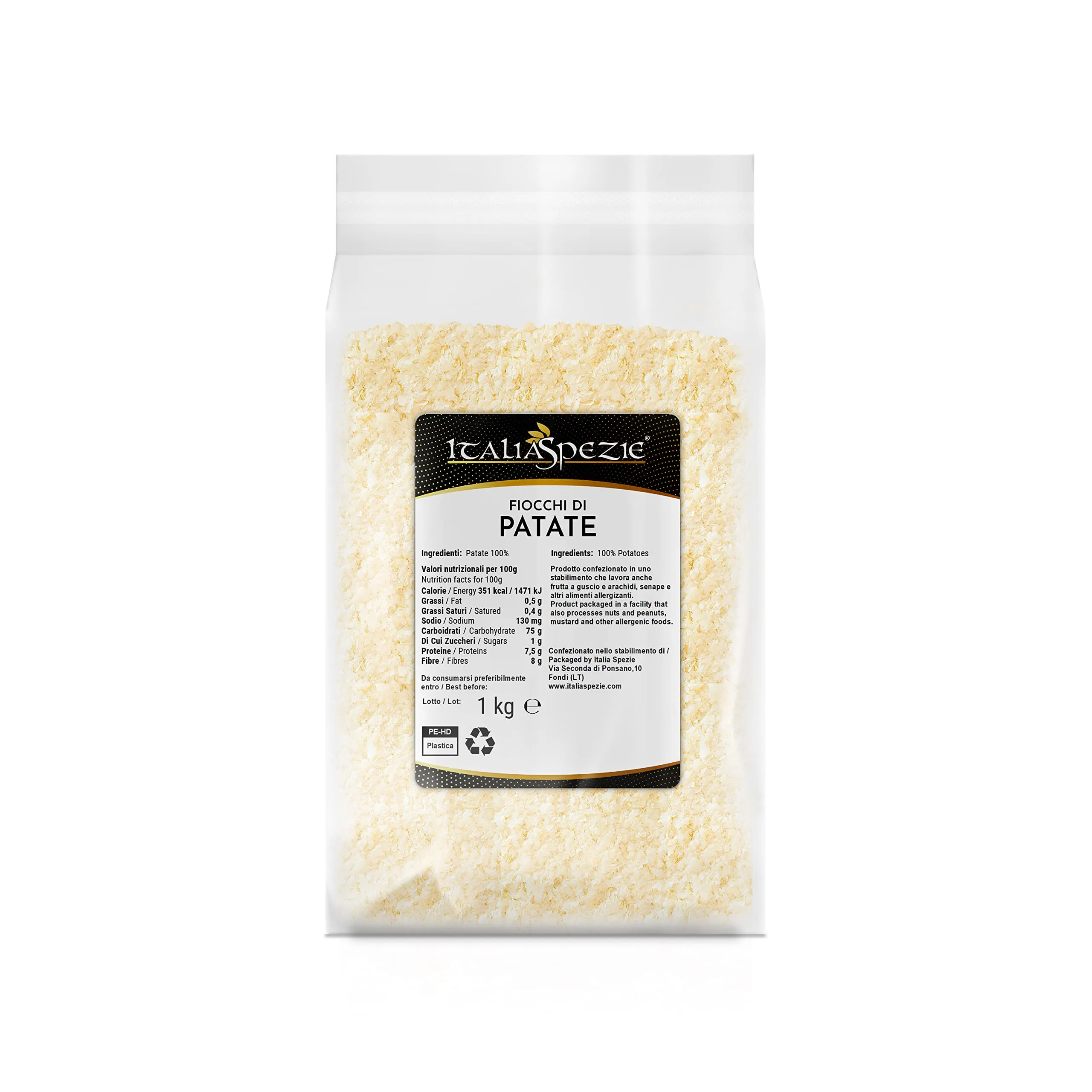 Fiocchi di patate - 1000g - Italia Spezie
