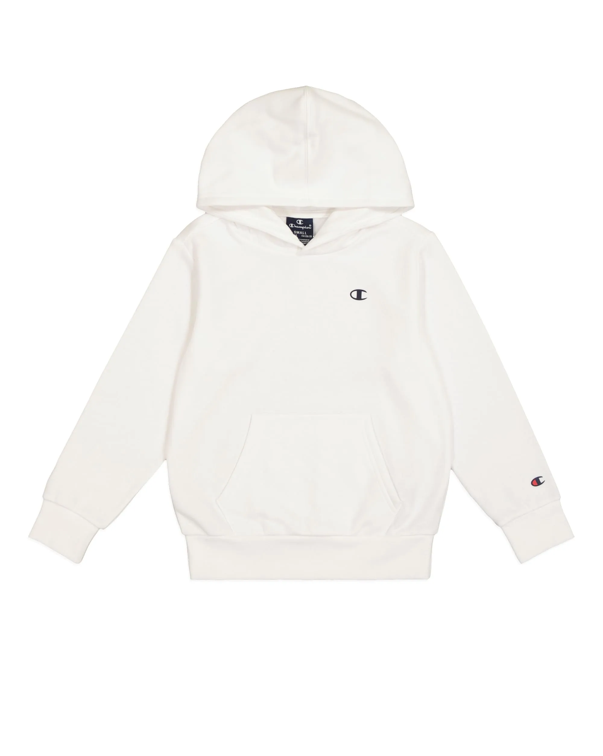 Champion Legacy Basics Felpa con Cappuccio Bambino Bianca