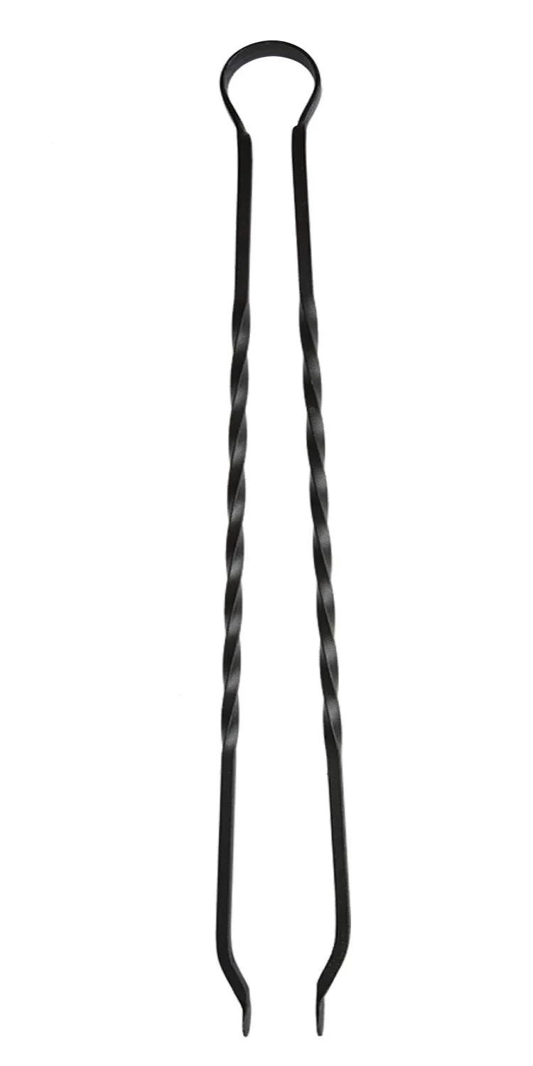 Pinza Forgiata per Camino in Ferro Battuto - 60 cm