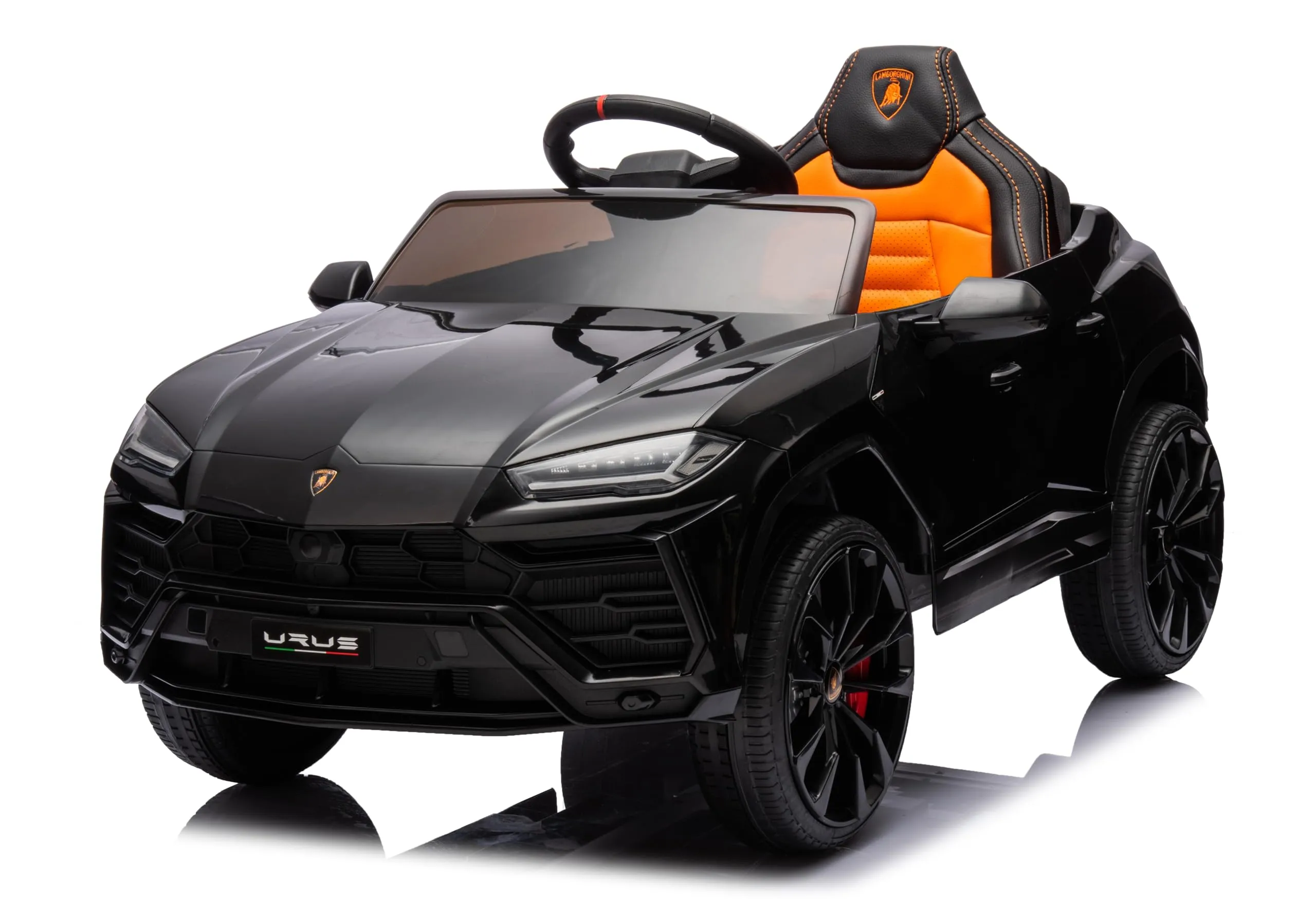 Auto Elettrica per Bambini Lamborghini Urus 12V Nera Full Optional