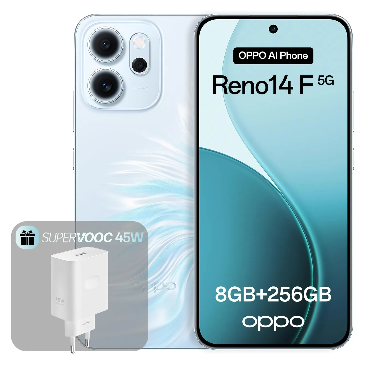 OPPO Reno14 F 5G Opal Blue 8+256GB