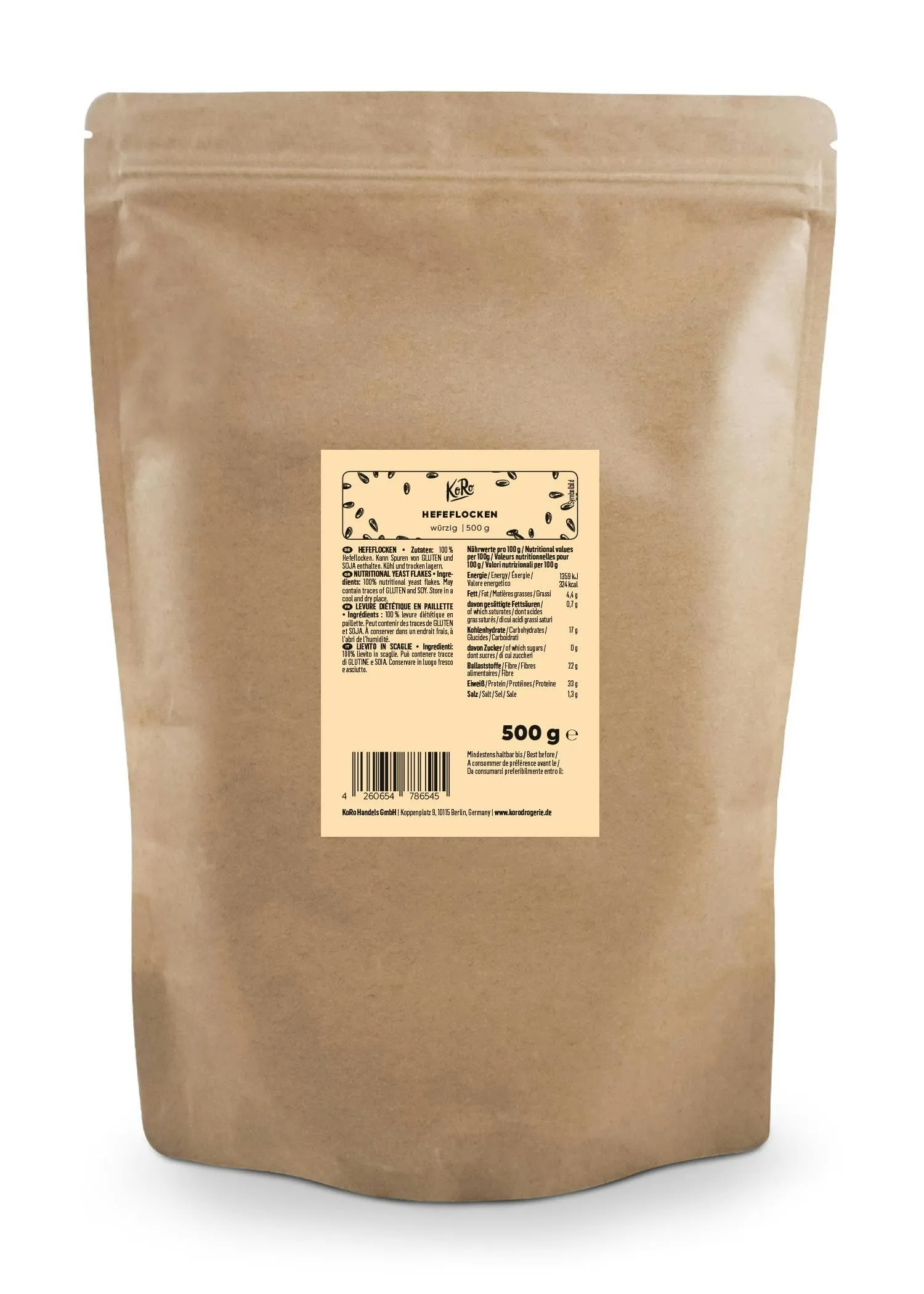 KoRo - Lievito alimentare in scaglie 500 g