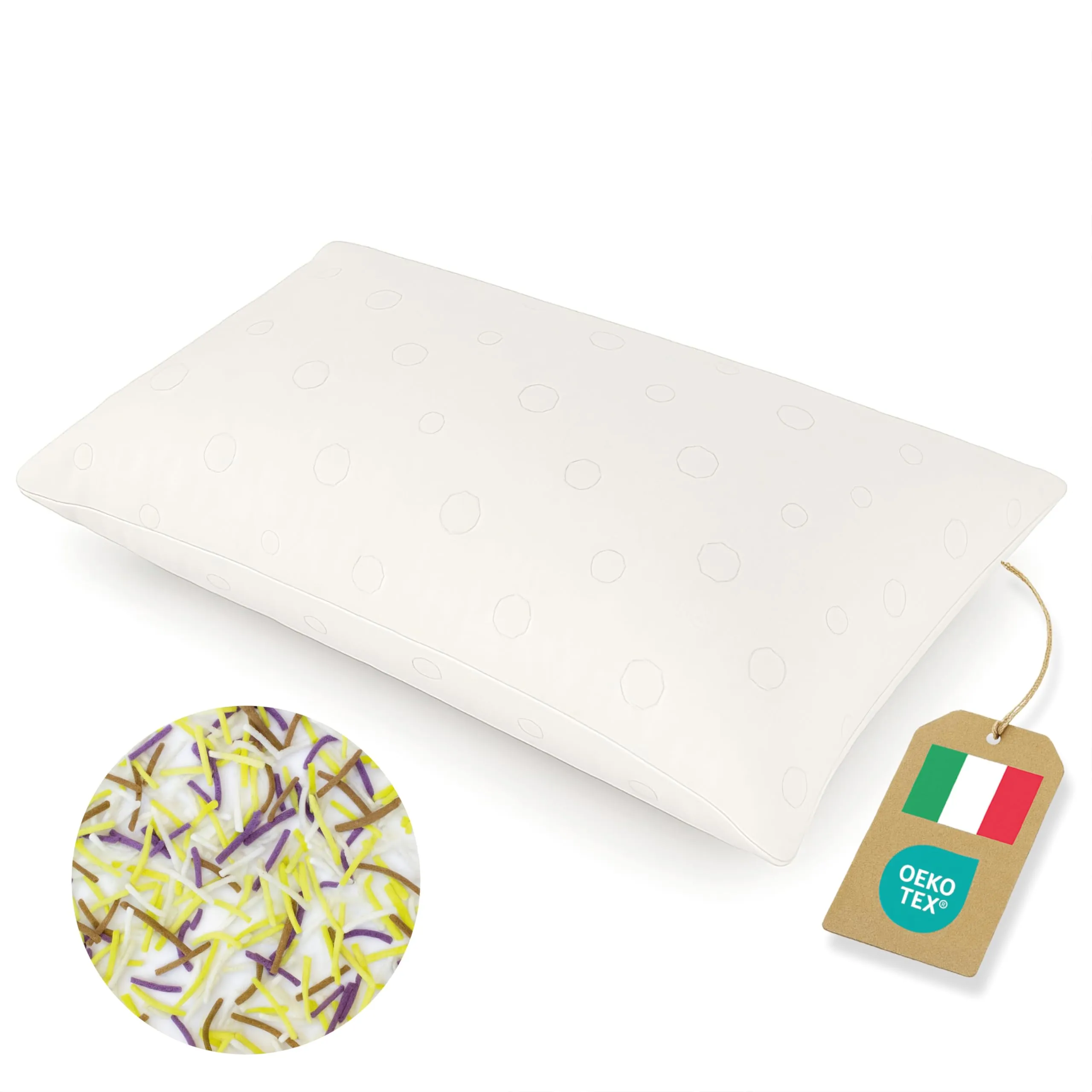 Dream Cuscino 100% Fiocco di Memory Foam Alta Densità