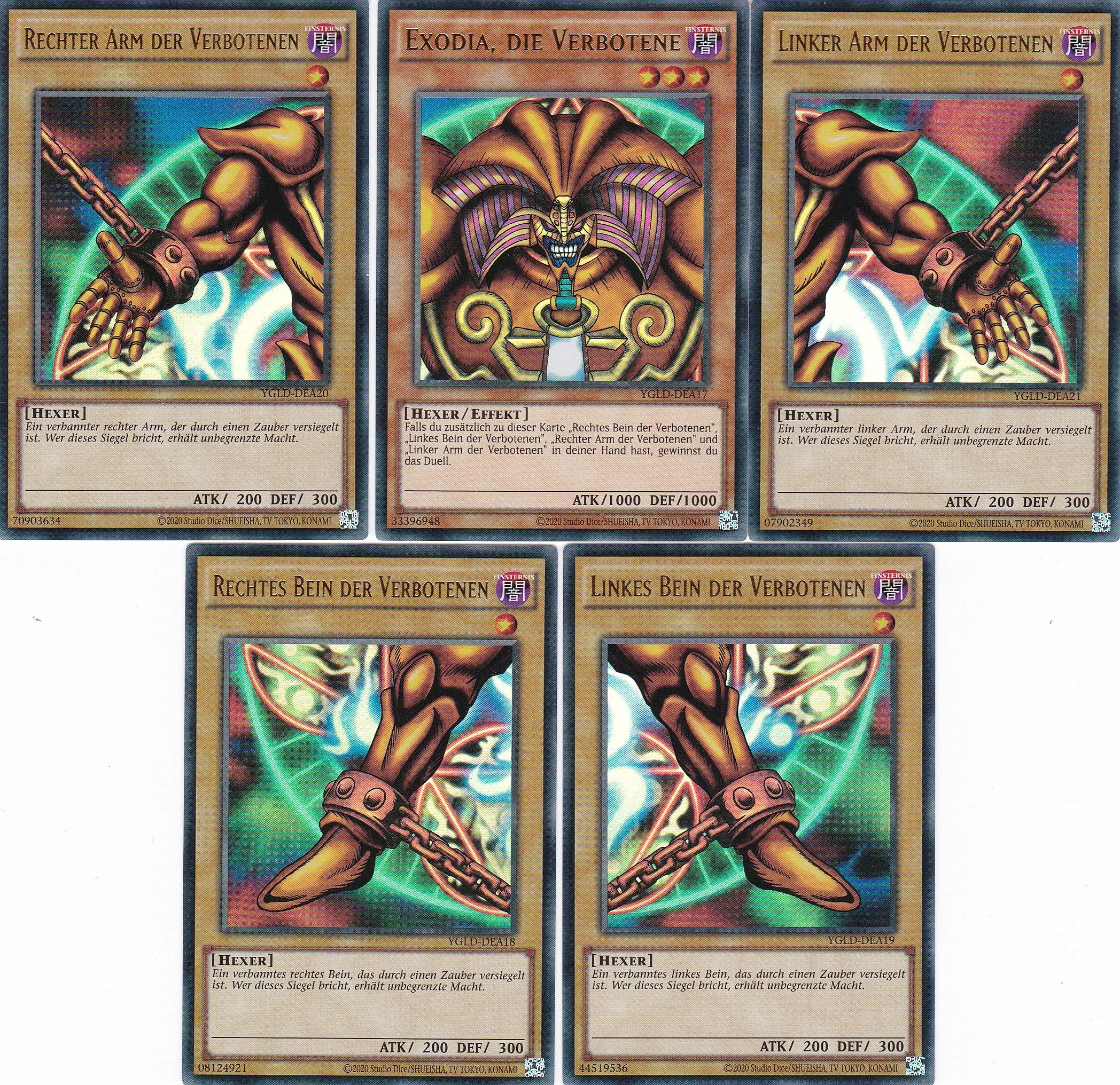 Konami - Yu-gi-oh! Set Exodia - Ultra Rare - Tedesco - 2a edizione