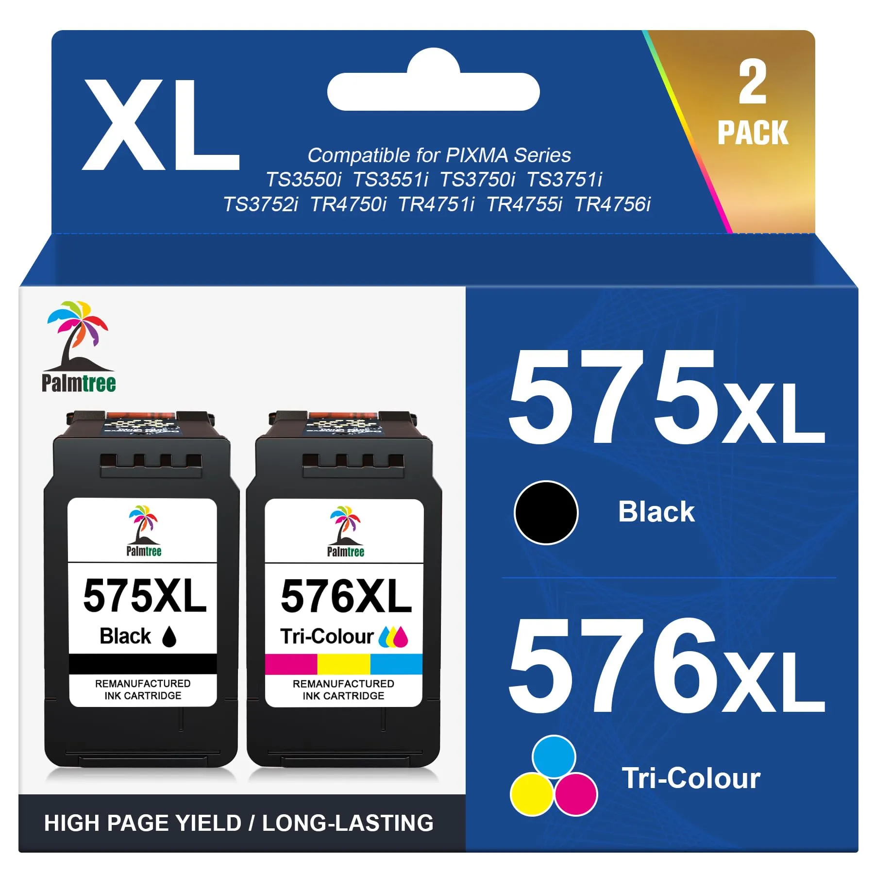 Palmtree PG-575XL CL-576XL Cartucce d'inchiostro Compatibili