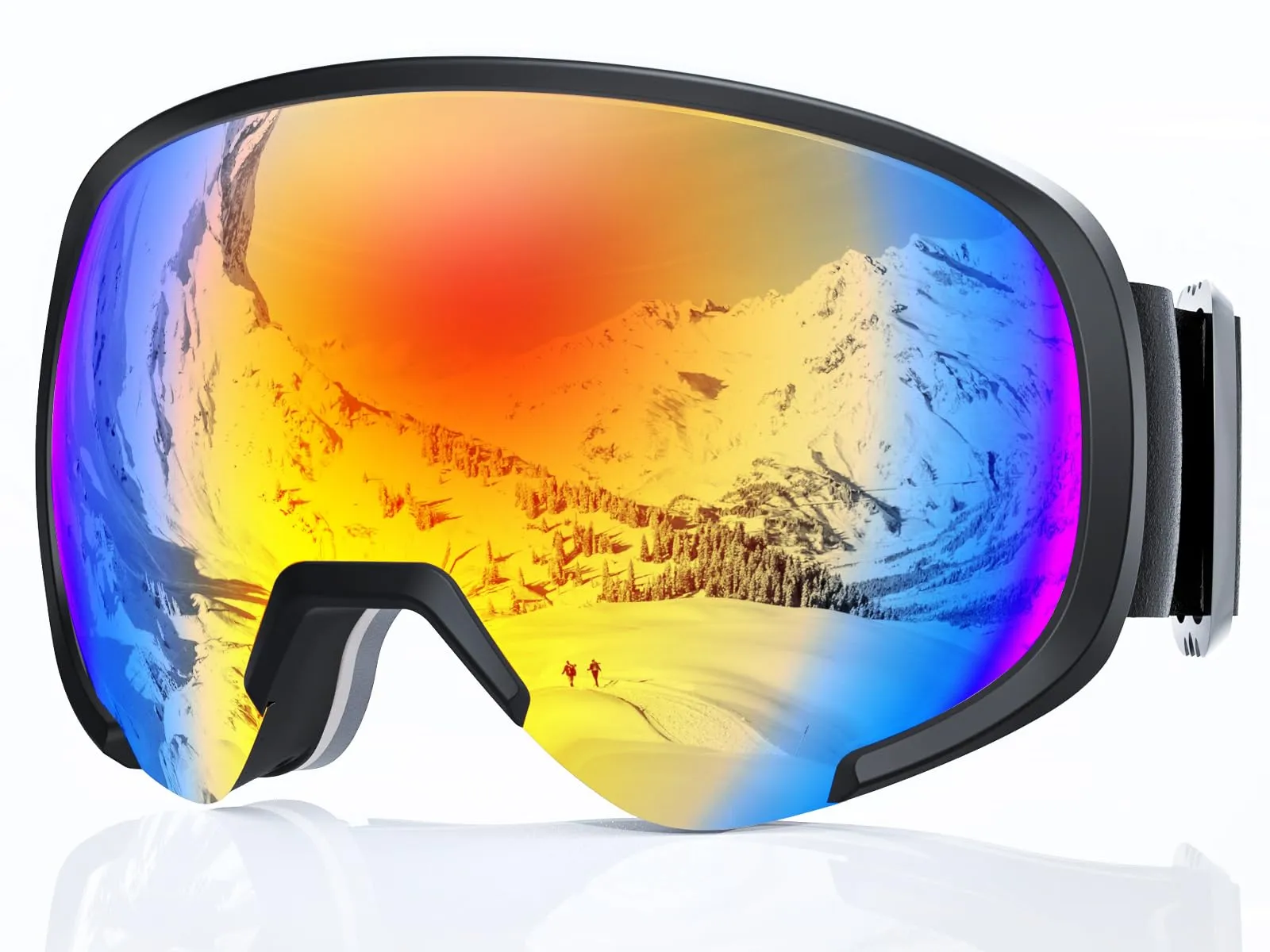 Yeerain Occhiali da Sci Unisex OTG Anti-Appannamento Protezione UV