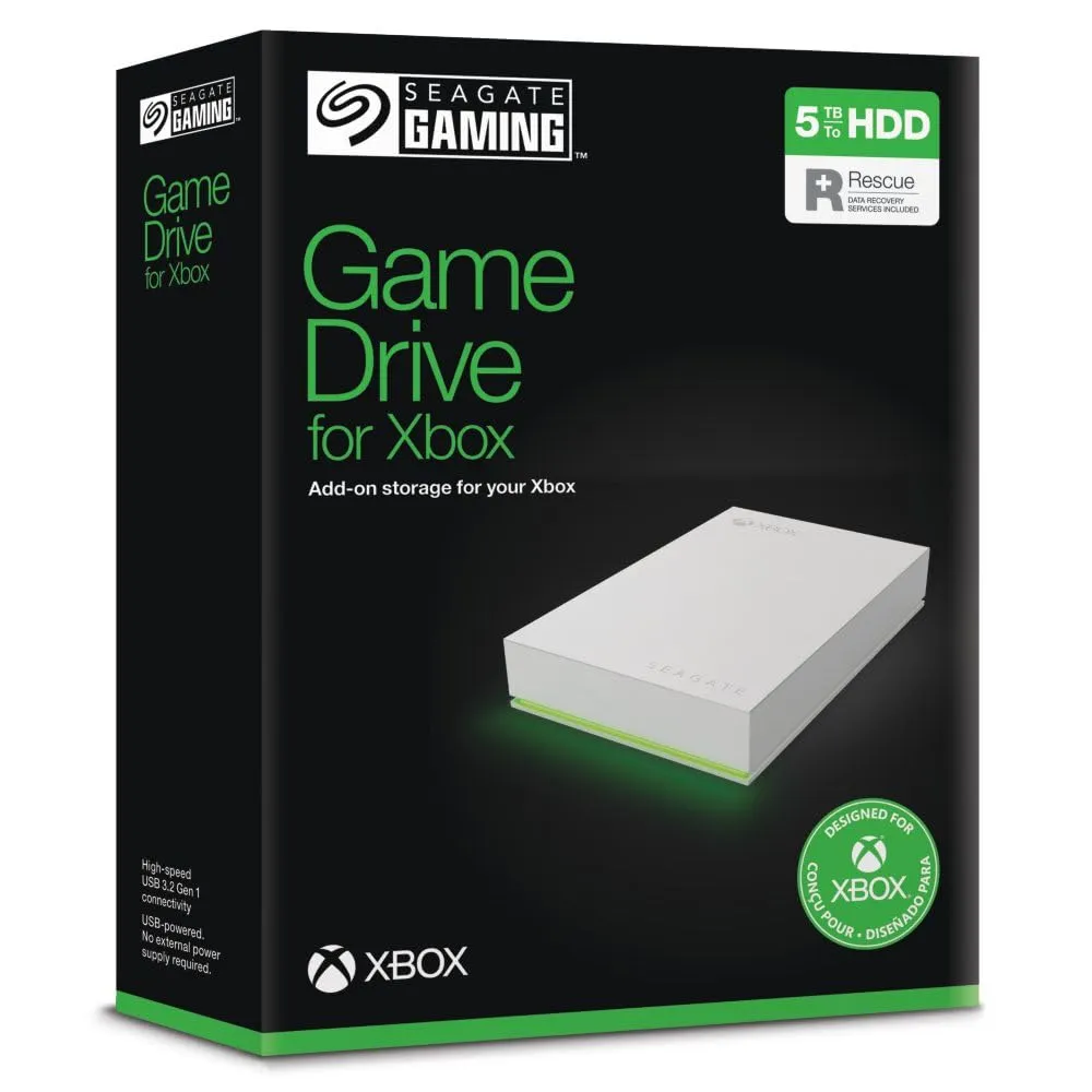 Seagate Game Drive for Xbox 5TB