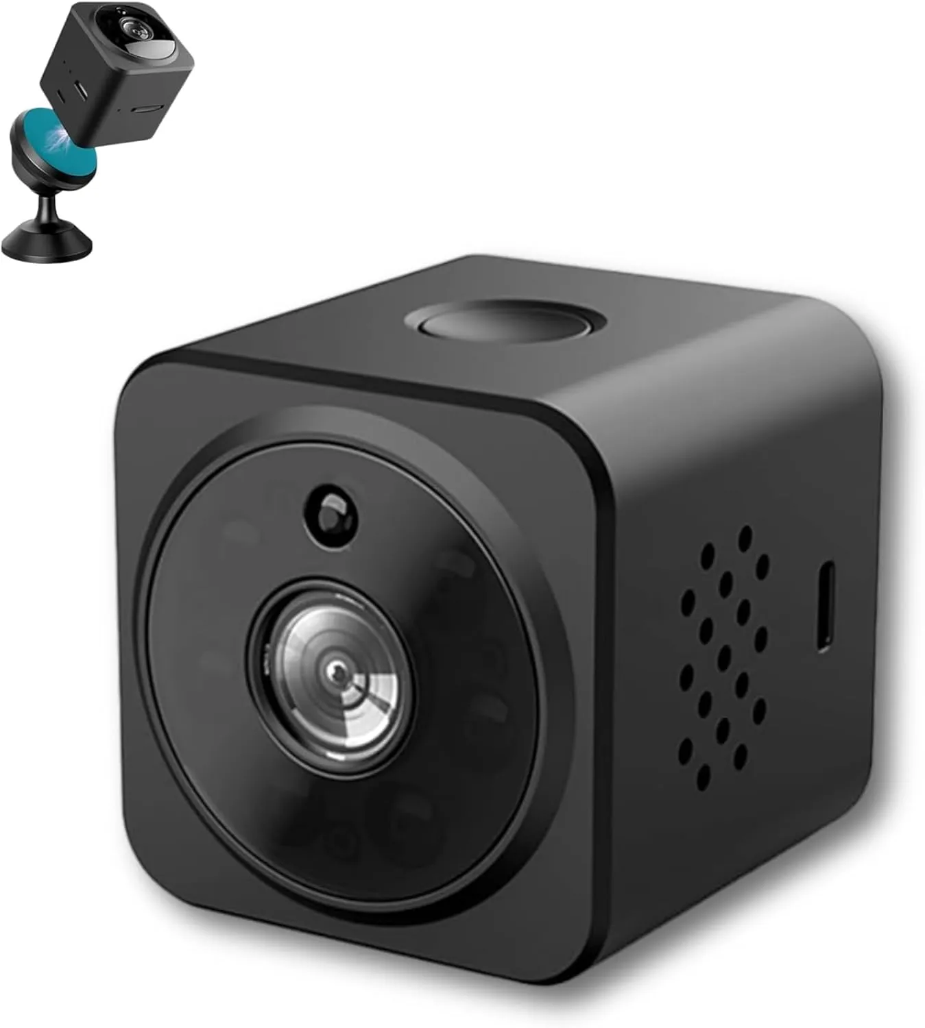 Mini Telecamera Spia Wireless 4K HD con Microfono