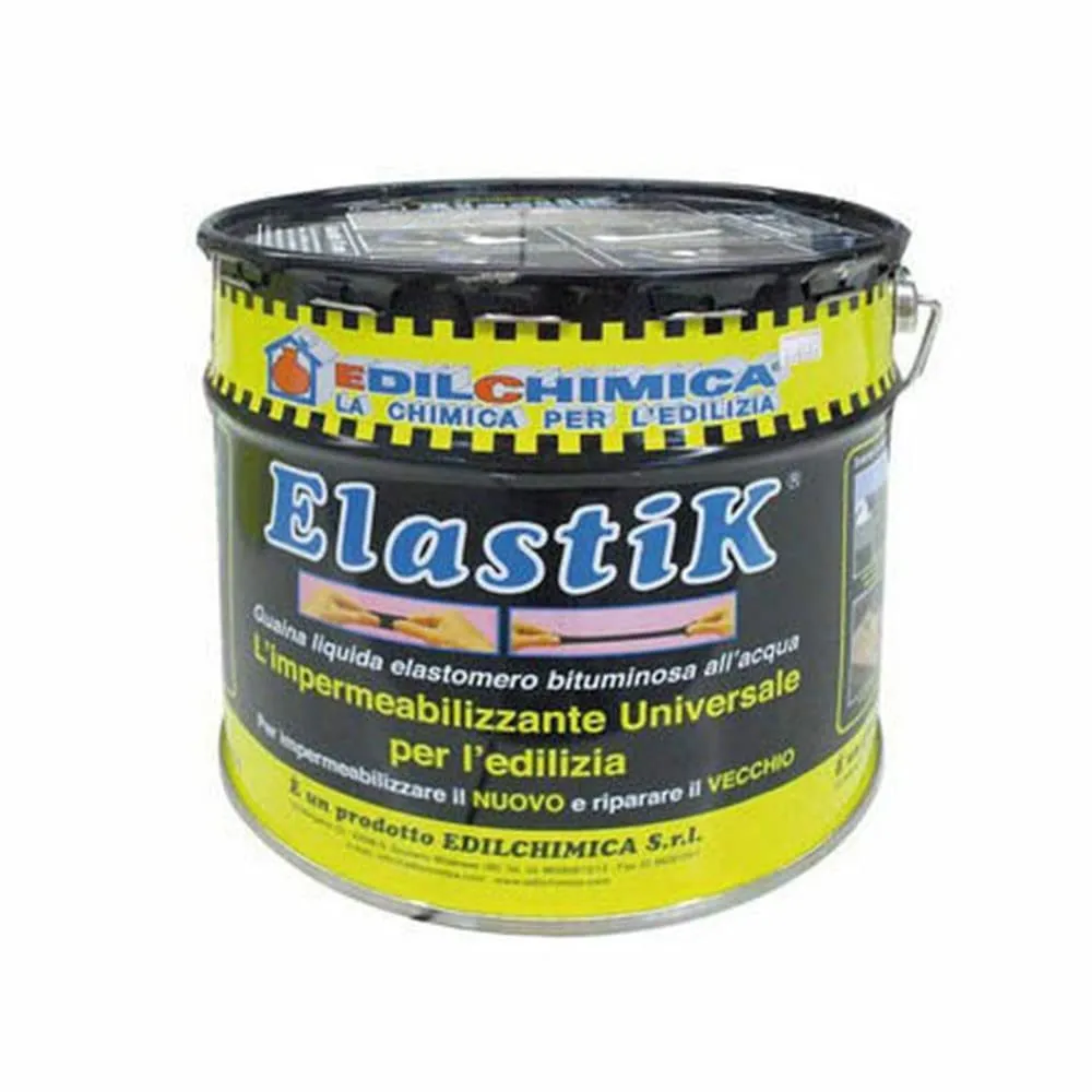 EDILCHIMICA ELASTIK Impermeabilizzante - 20 kg Nero