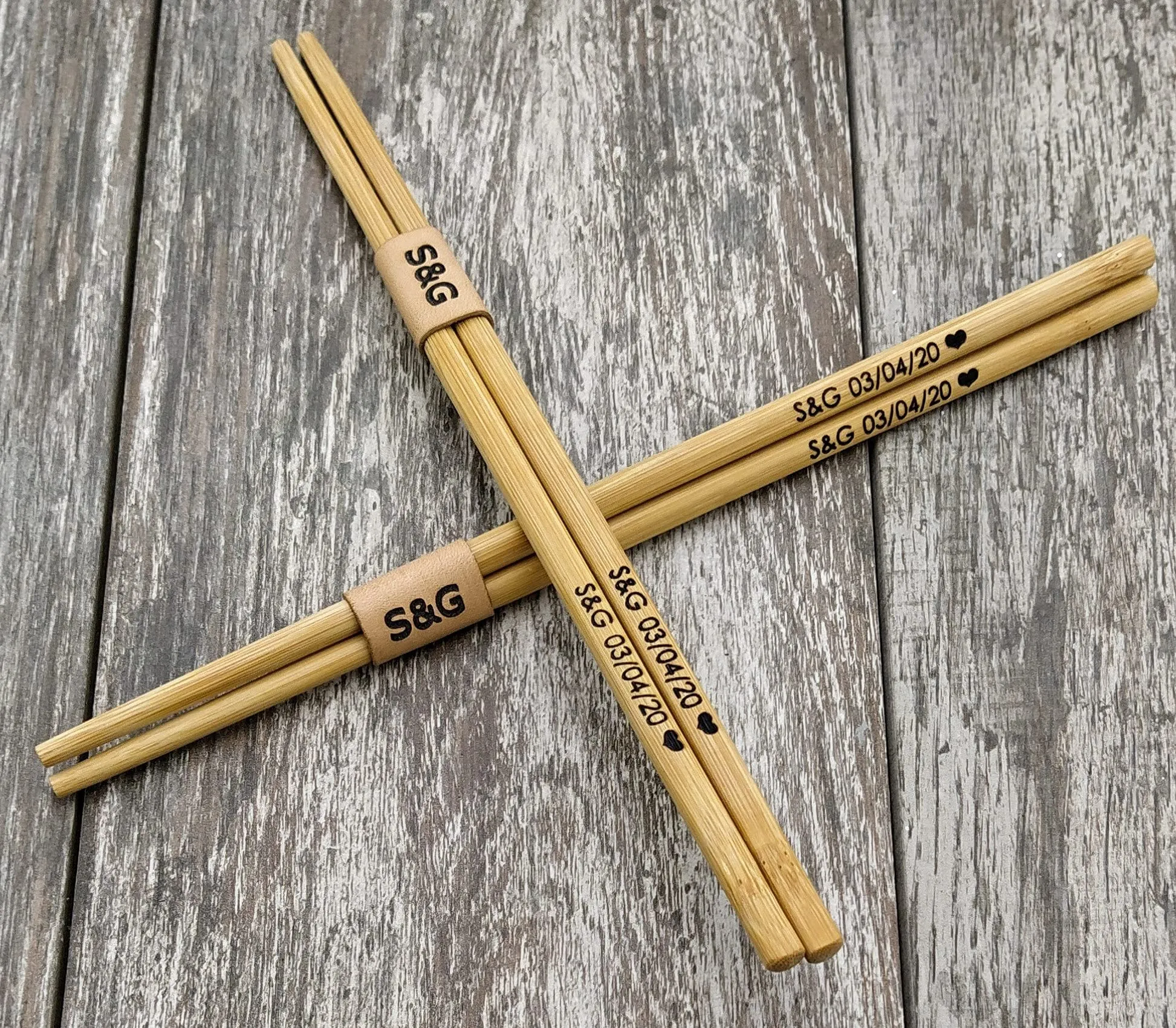 Bacchette Sushi Personalizzate in Bambù