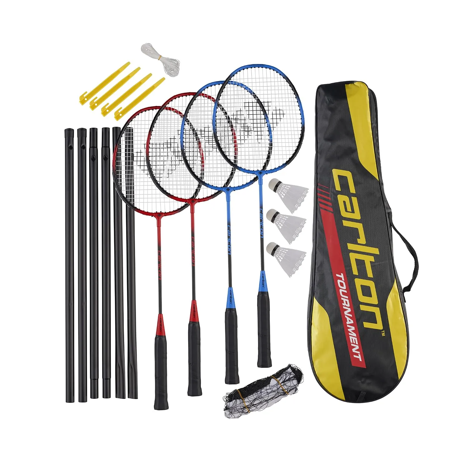 Carlton Tournament Set Badminton per 4 giocatori