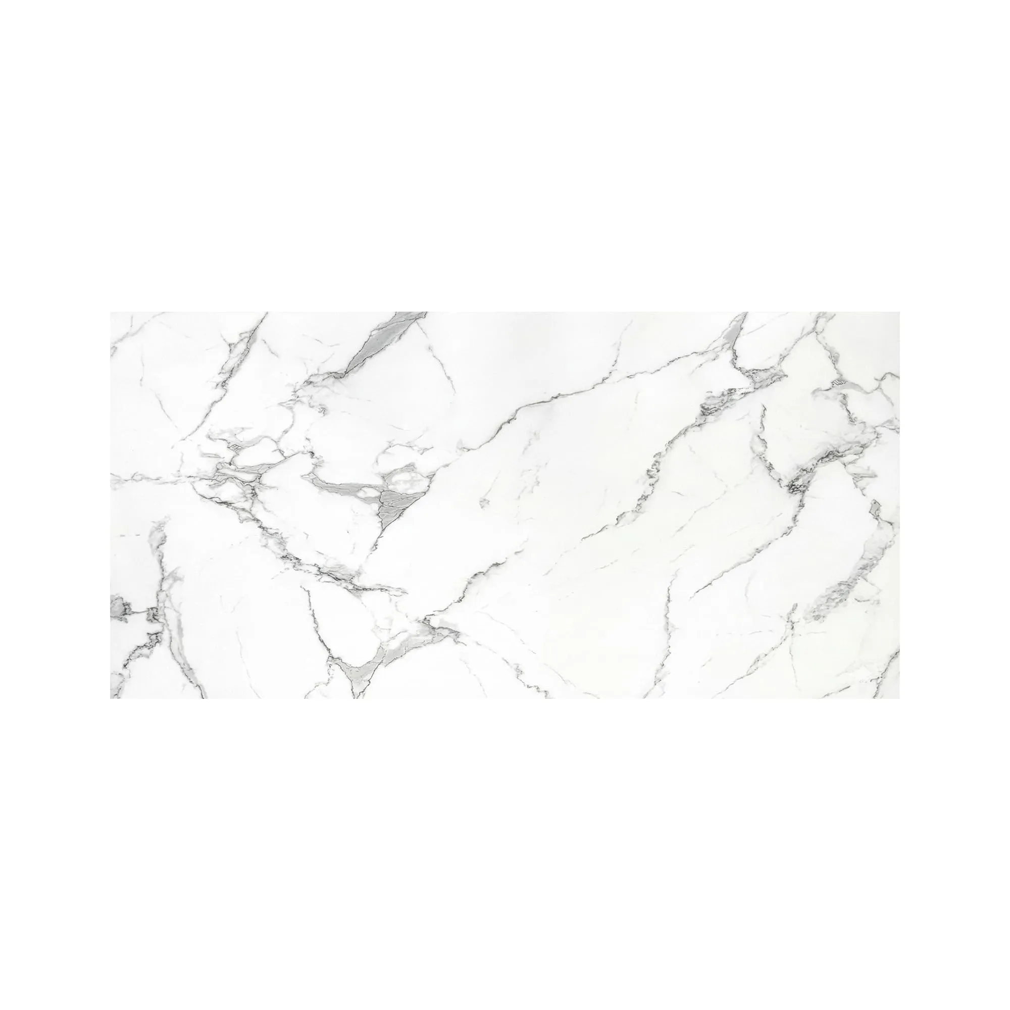 IZODEKOR Rivestimento Murale Aspetto Marmo Carrara - Pannello Decorativo 120x60 cm