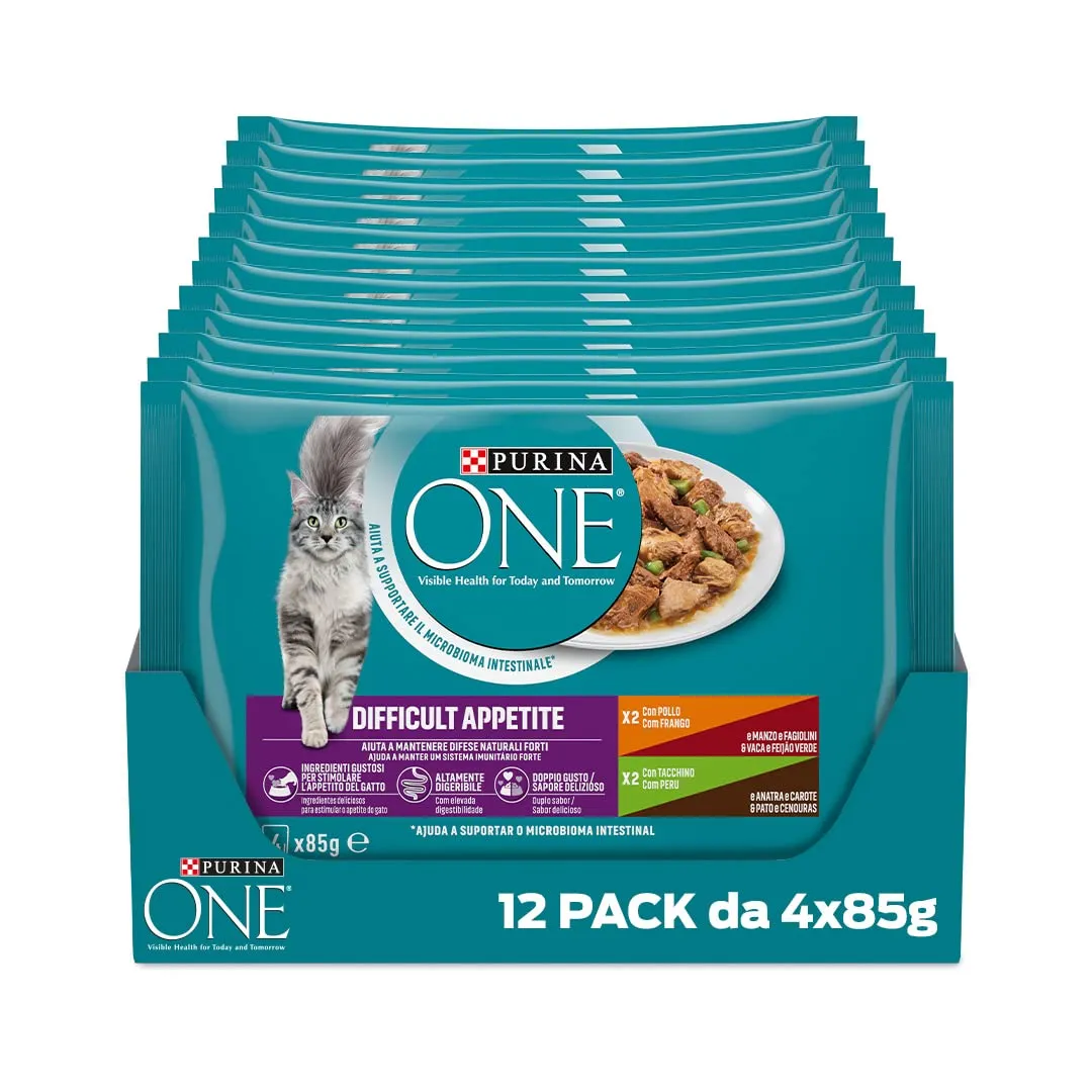 PURINA ONE Appetito Difficile - Multipack 12x85g
