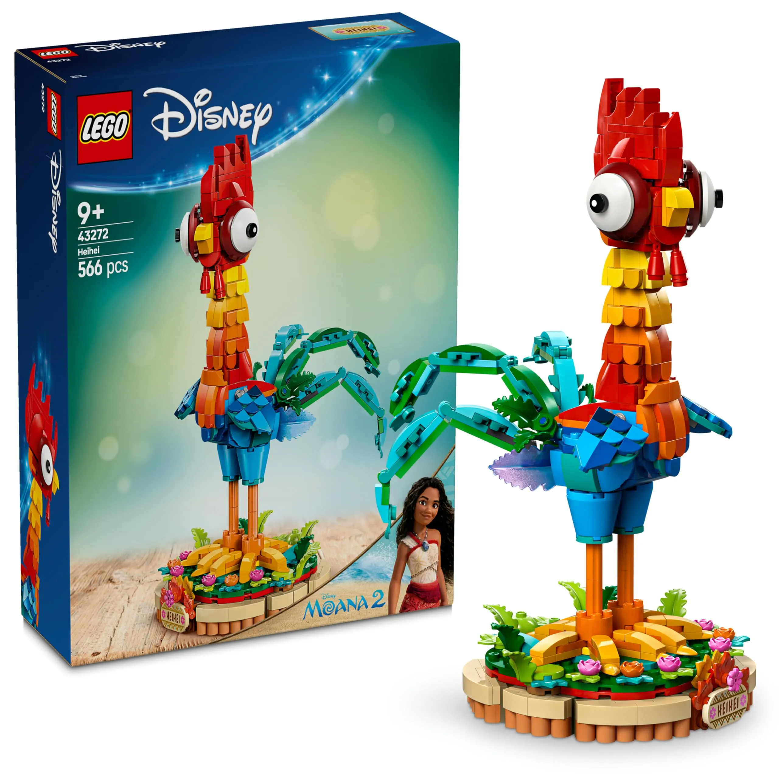 LEGO Disney Heihei da Vaiana 2 - Set da Costruire 43272