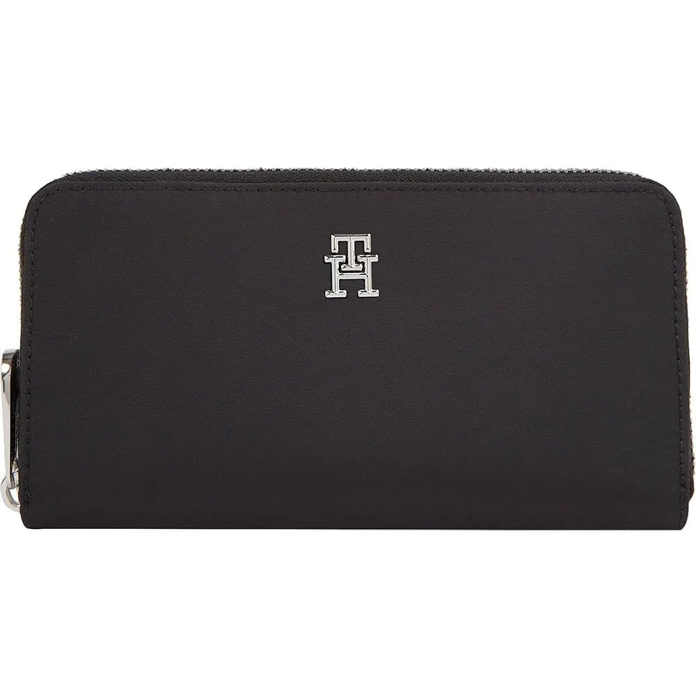 Tommy Hilfiger Portafoglio Donna Poppy Large Nero