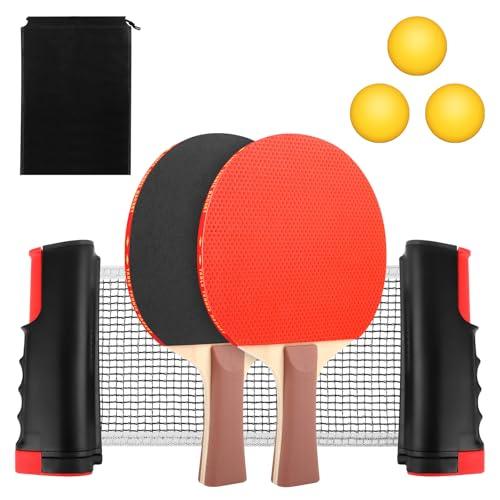 Set Ping Pong Professionale con Rete Retrattile