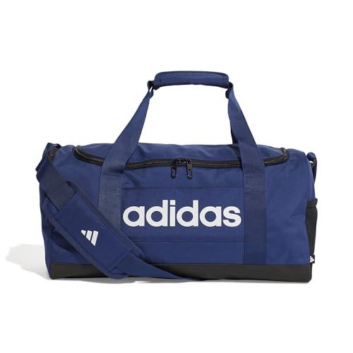 Adidas Essentials Linear Duffel Bag Blu Scuro/Bianco S