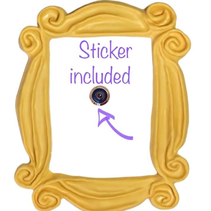 Cornice Spioncino Friends + Adesivo Spioncino - Handmade