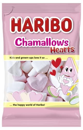 Haribo Chamallows Hearts - Marshmallow a Forma di Cuore per San Valentino