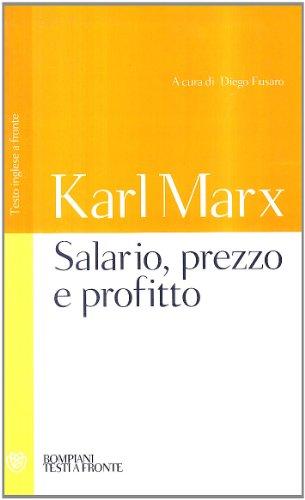 Salario, prezzo e profitto. Testo inglese a fronte