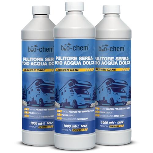 Bio-Chem - Detergente per Serbatoi Acqua Dolce 3x1L - Caravan e Camper