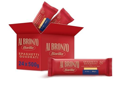 Barilla Al Bronzo Spaghetti Quadrati - 24 x 500g