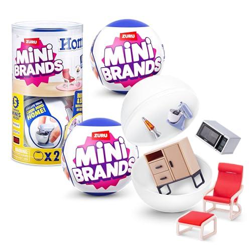 Mini Brands Capsula a sorpresa Home di ZURU con Minis da collezionare a tema casalingo (2 Capsule)