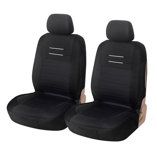 Upgrade4cars Coprisedili Auto Anteriore Universali Nero