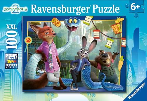 Ravensburger - Puzzle XXL Zootropolis 2, 100 pezzi