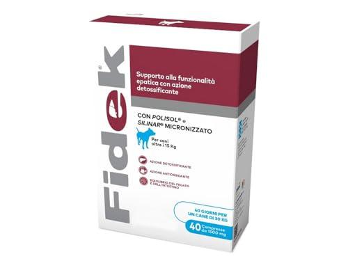 D.R.N. Fidek 40 Compresse: Supporto Epatoprotettore per Cani di Taglia Grande