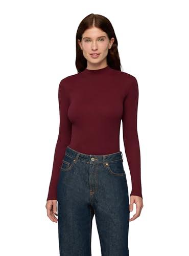 TERRANOVA Maglia Donna Lupetto a Costine - Bordeaux - L