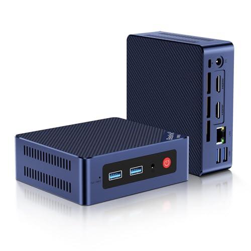 Beelink Mini S13 Mini PC, Intel Twin Lake-N150 (fino a 3,6 GHz), 16 GB di RAM DDR4, SSD M.2 da 500 GB, computer desktop con supporto per display duale 4K/USB3.2/WiFi 6/BT5.2/Ethernet Gigabit