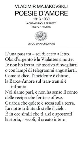 Poesie d'amore - Vladimir Mayakovsky