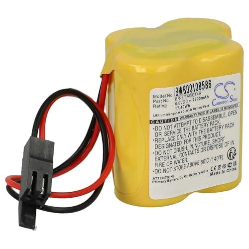 vhbw 1x batteria compatibile con Ge Fanuc Amplifier BETA iSVSP, Amplifier BETA iSVSPc raid controller (4400mAh, 6V, Li-Ion) - Sostituisce BR-2/3AGCT4A
