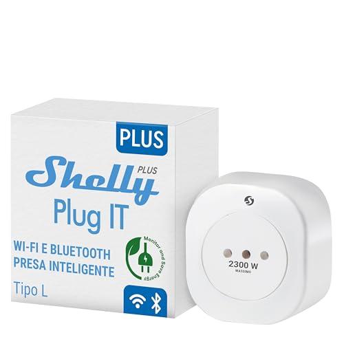Shelly Plug IT Presa Smart WiFi e Bluetooth Italiana (Type L)