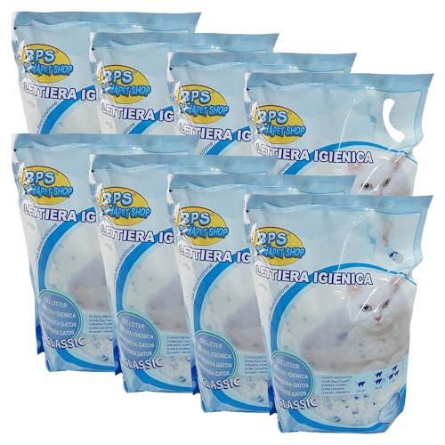 Lettiera al Silicio per Gatti - 32 Litri (4 x 8L)