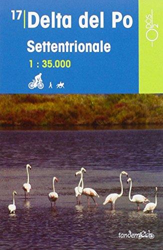 Delta del Po settentrionale 1:35.000 - Mappa dettagliata per esploratori