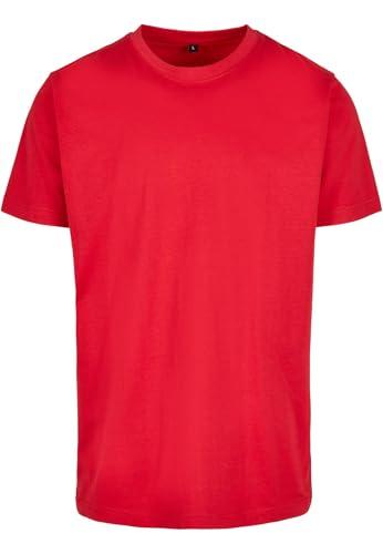 Build Your Brand T-Shirt Girocollo, Cityred, XL Uomo