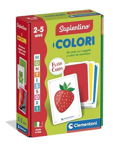 Clementoni Sapientino Montessori - Carte Colori, Gioco Educativo Montessori