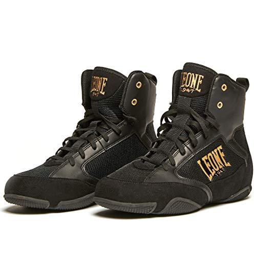 LEONE 1947 Stivaletti Premium Boxe Unisex Adulto Neri