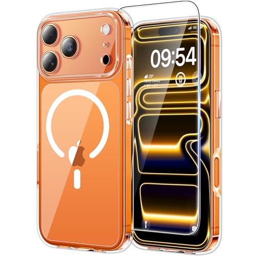 TAURI Cover per iPhone 17 Pro Max con Pellicola in Vetro Temperato