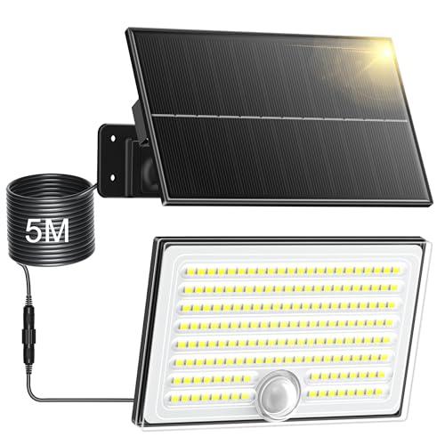 Giliwosy Faretto Solare LED da Esterno con Sensore di Movimento
