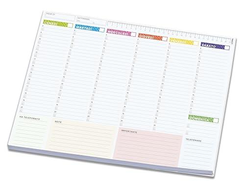 LEViM4 - Planner Settimanale 2026 da scrivania formato A3