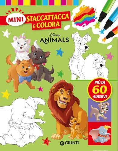 Disney Animals: Mini Staccattacca & Colora con Adesivi - Edizione a Colori